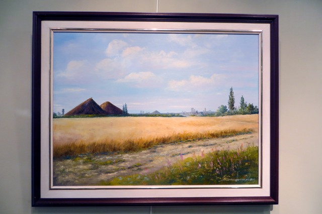 картина донецкого художника Юрия Данилова Хлеб Донбасса