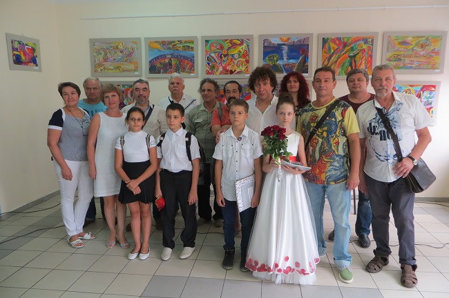 Ростовская гимназия № 35, участники открытия двух персональных выставок
