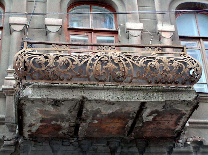 Темерницкая 33, балконная решетка, Ростов-на-Дону
